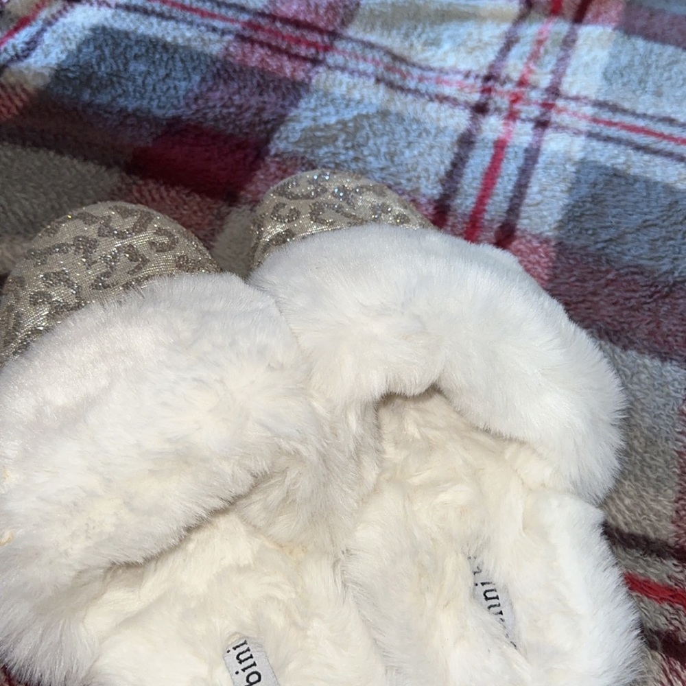 NEW Gianni bini slippers. Can be worn outside as they have hard soles